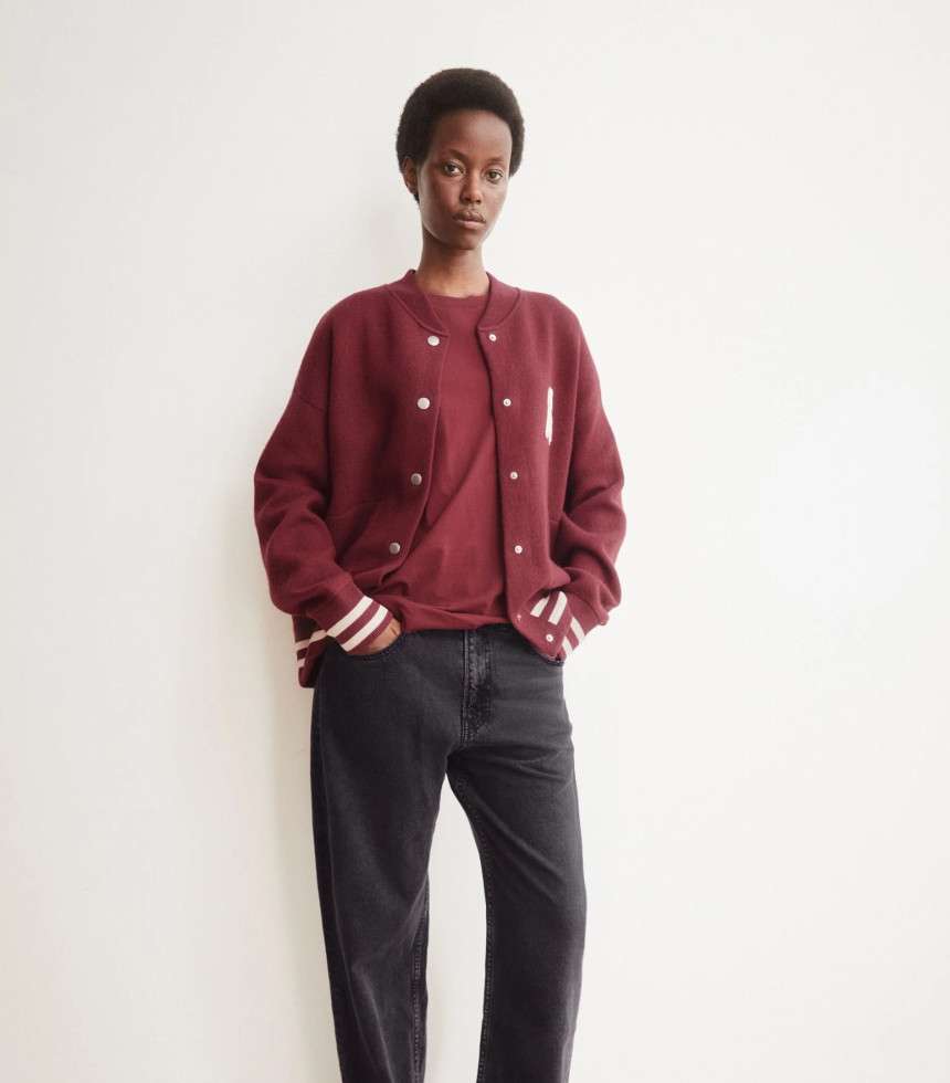 T-shirt Idaara rouge velours