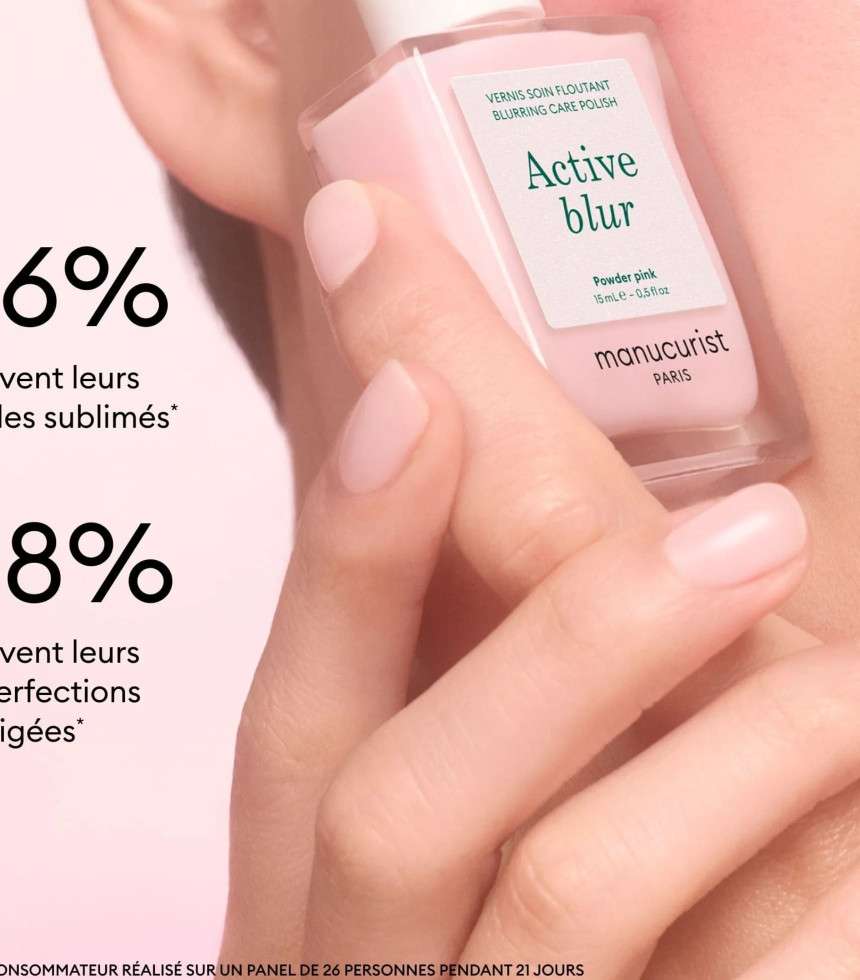 Vernis Active Blur rose poudré