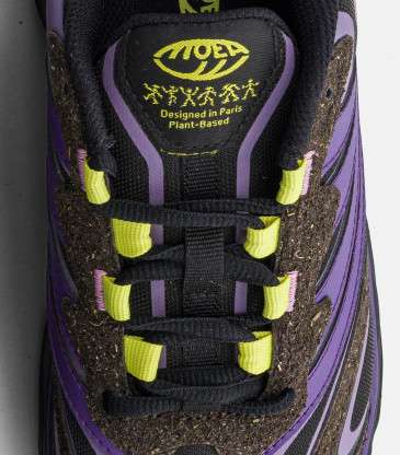 Baskets Dragonfly noir et violet