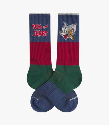 Chaussettes Athletic Tom and Jerry bleu marine