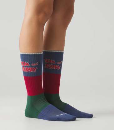 Chaussettes Athletic Tom and Jerry bleu marine