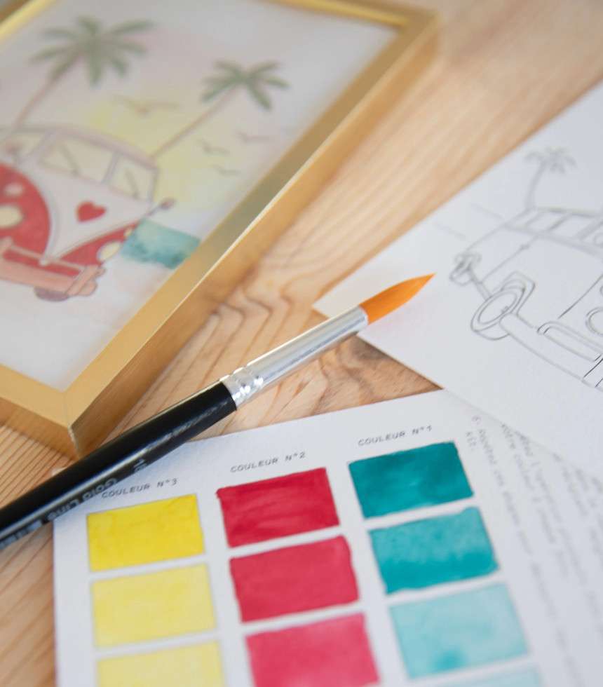 Kit aquarelle Van
