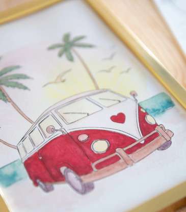 Kit aquarelle Van
