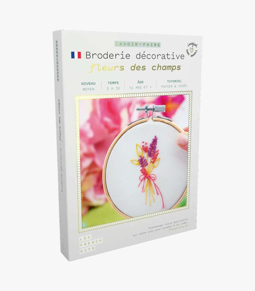 Kit broderie Fleurs des champs