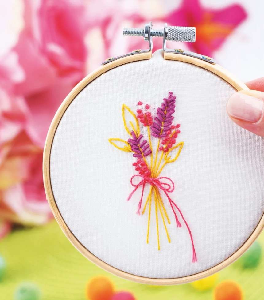 Kit broderie Fleurs des champs
