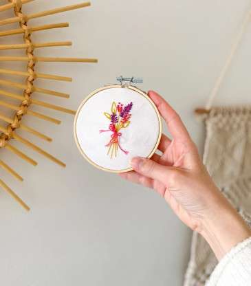 Kit broderie Fleurs des champs