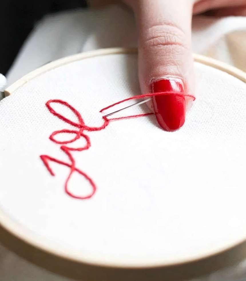Broderie décorative Joli Cœur