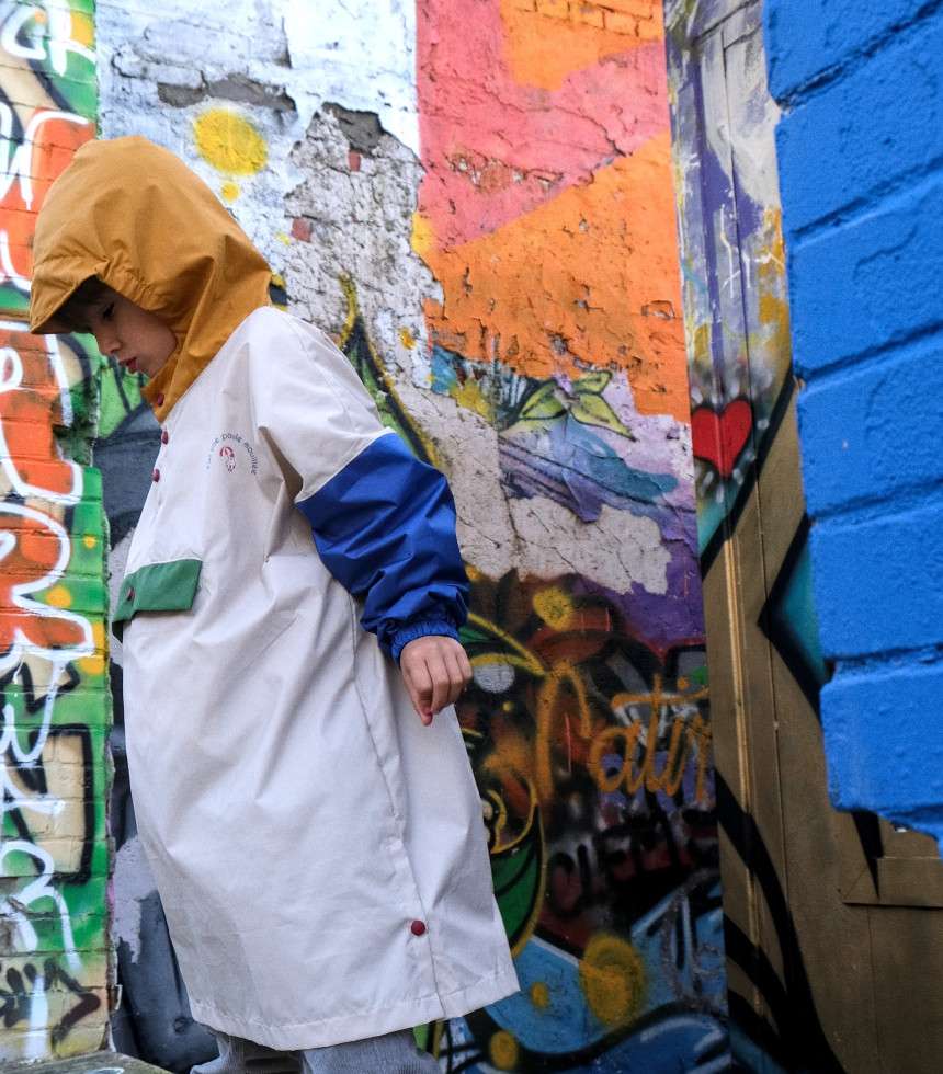 Poncho de pluie enfant Old School