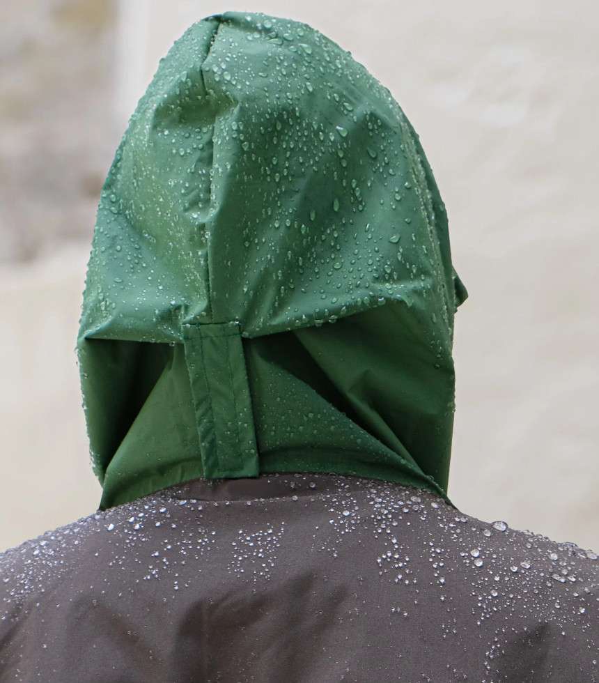 Poncho de pluie enfant kaki