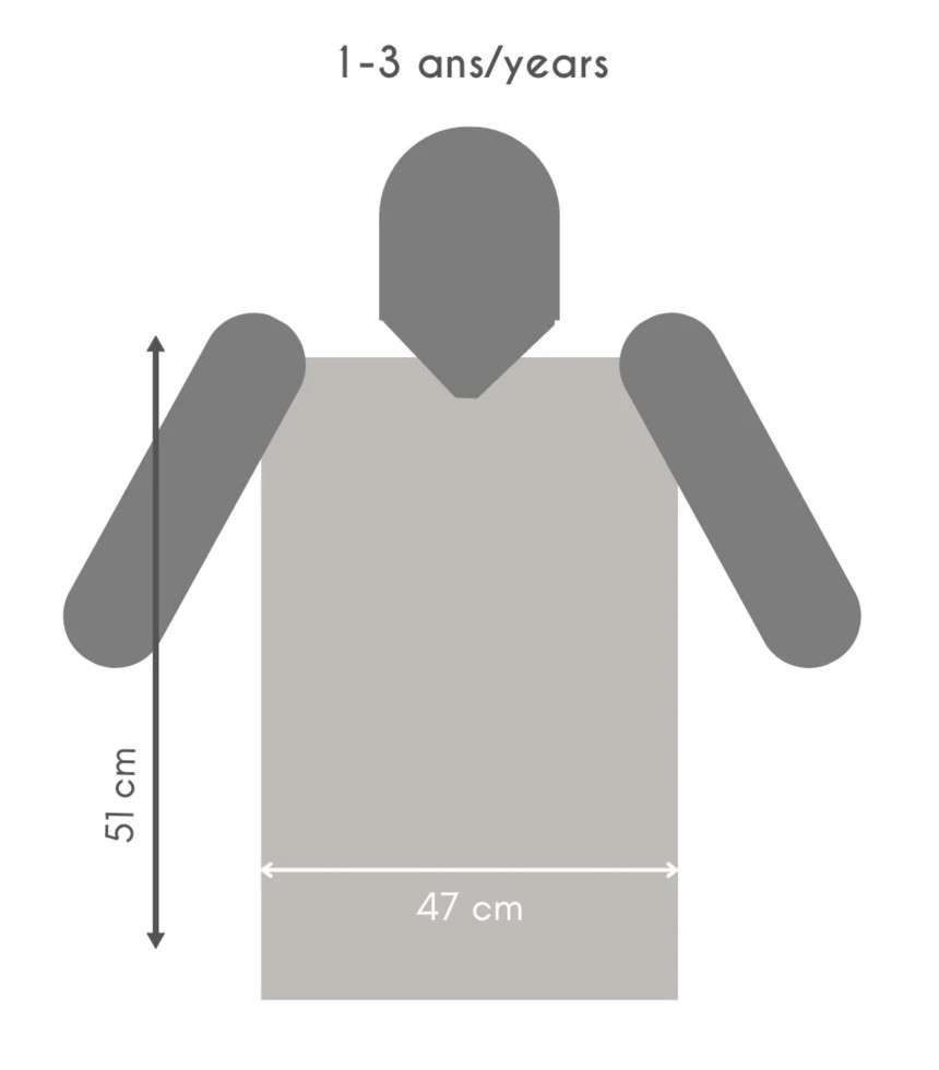Poncho de pluie enfant zèbre chocolat