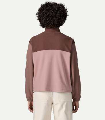 Veste Micro D mauve