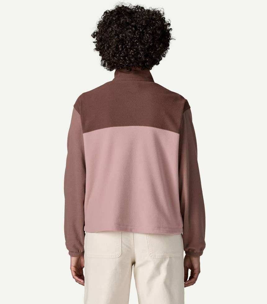 Veste Micro D mauve