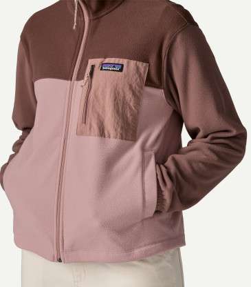 Veste Micro D mauve