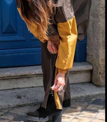 Pantalon de pluie kaki