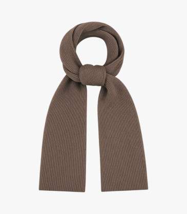 Écharpe La Hoguette taupe clair