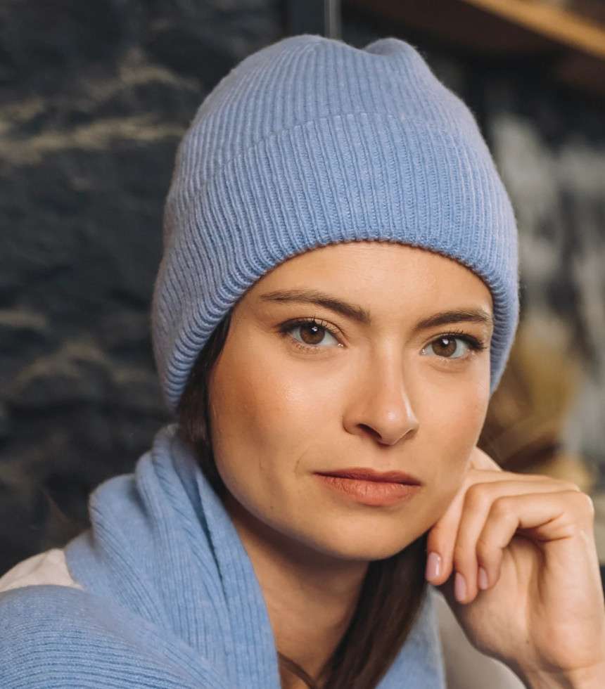 Bonnet Grand-Bé bleu ciel