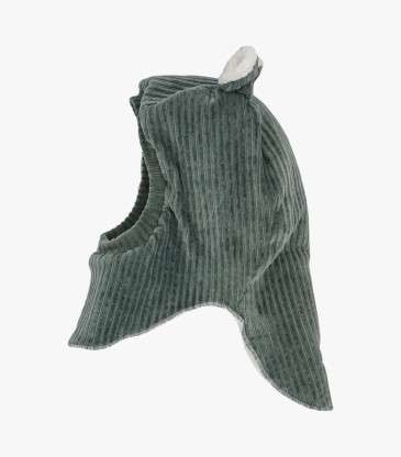 Cagoule velours kaki