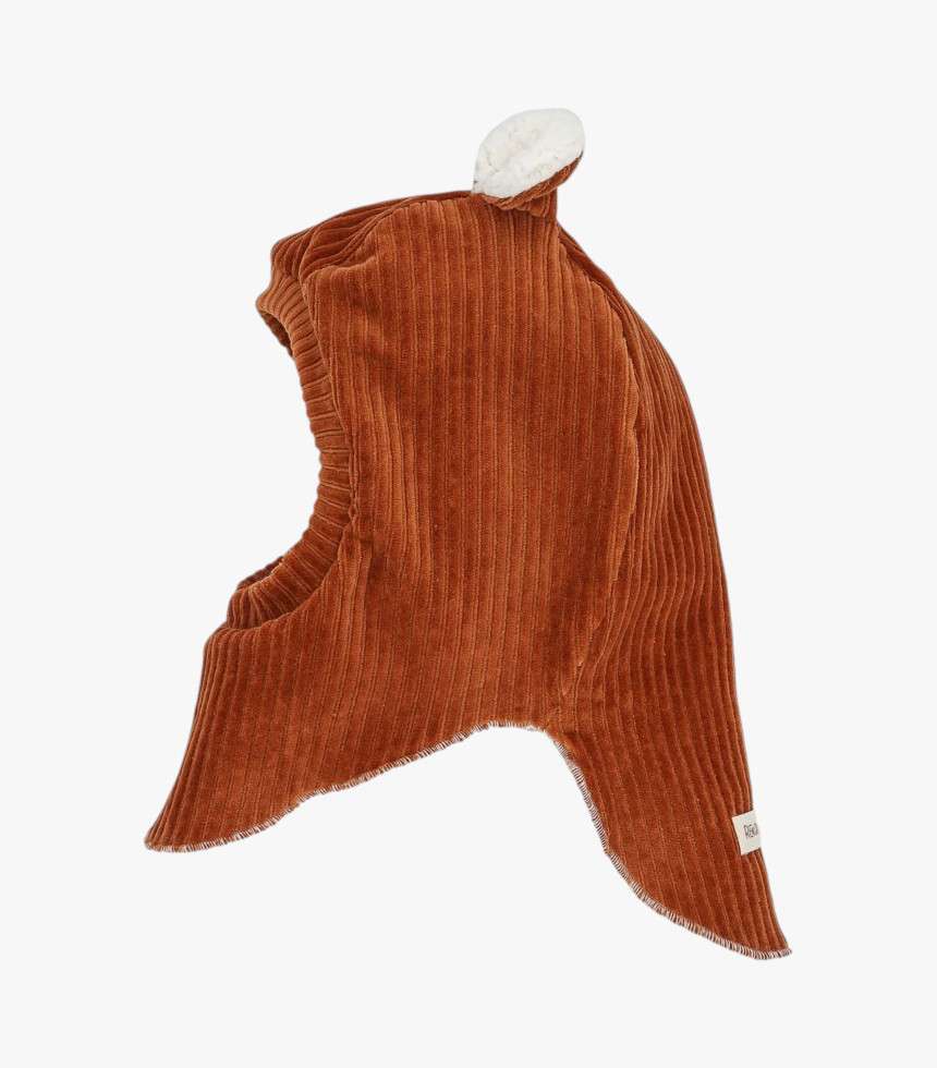 Cagoule velours paprika