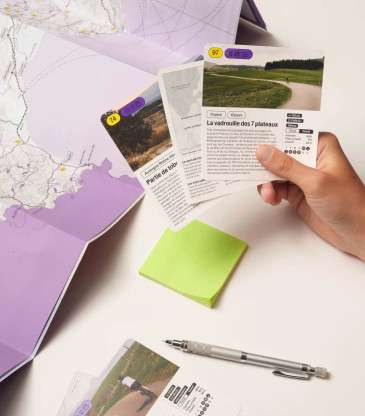 Carte 100 randonnées vélo France