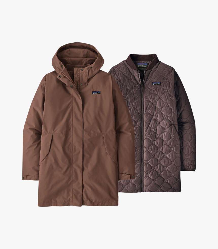 Parka Heyes Peak 3 en 1 marron