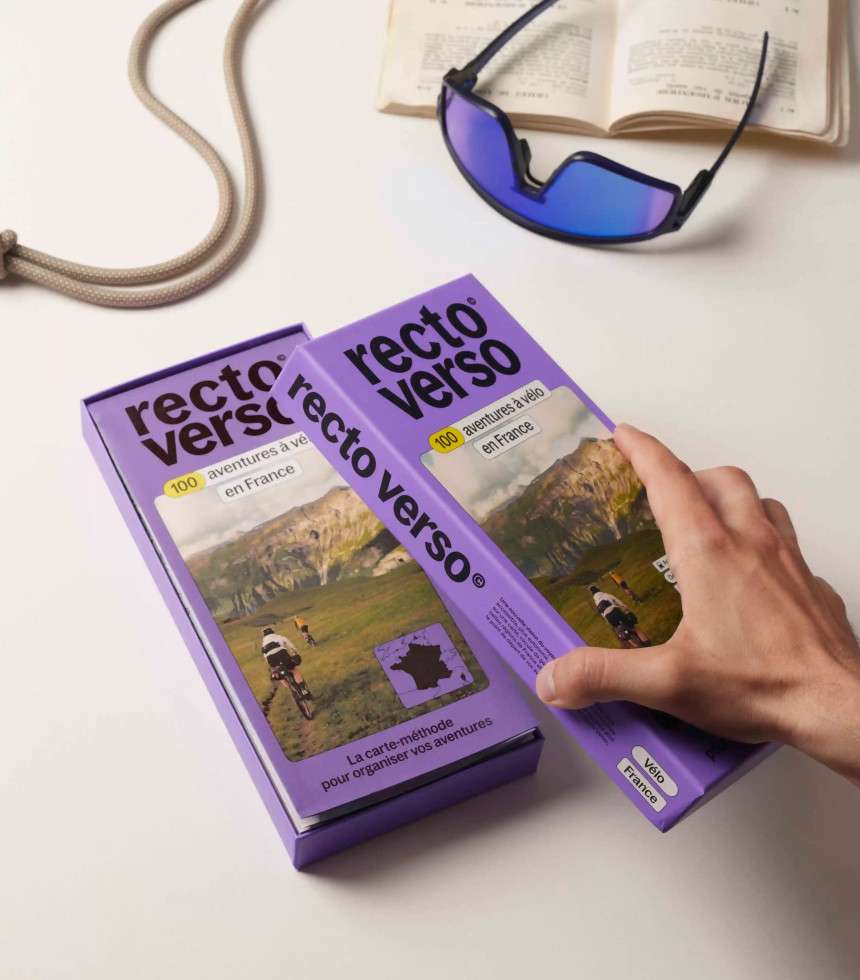 Carte 100 randonnées vélo France