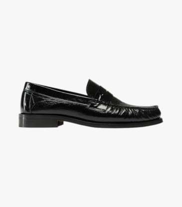 Mocassins Halley cuir noir
