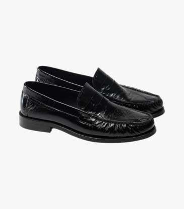 Mocassins Halley cuir noir