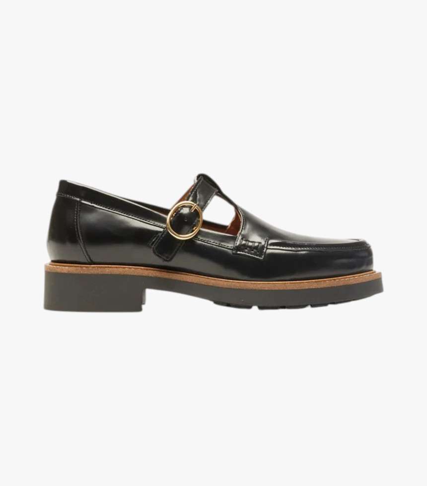 Derbies Carmen cuir noir