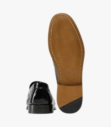 Mocassins Halley cuir noir