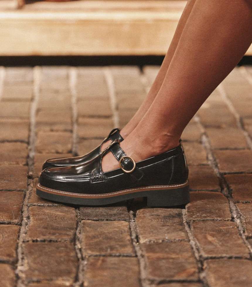 Derbies Carmen cuir noir