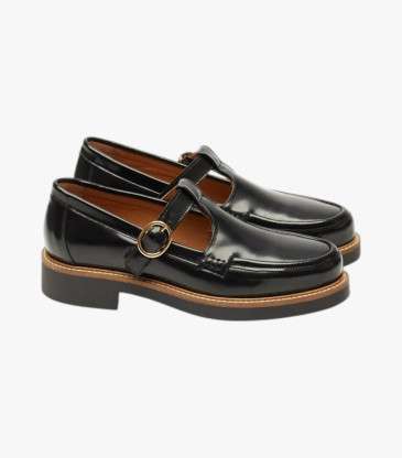 Derbies Carmen cuir noir