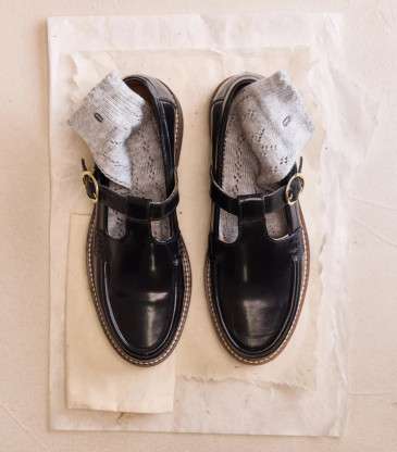 Derbies Carmen cuir noir