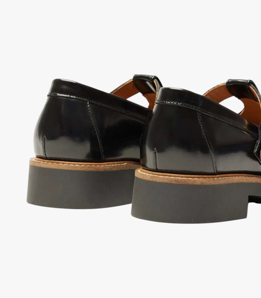 Derbies Carmen cuir noir