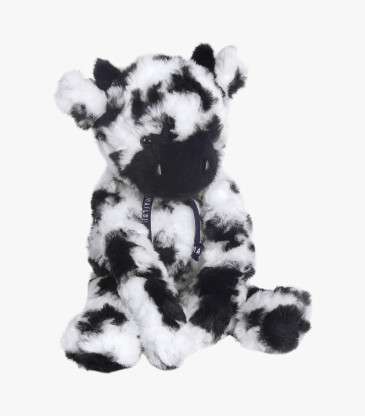 Peluche vache Suzette noir et blanc