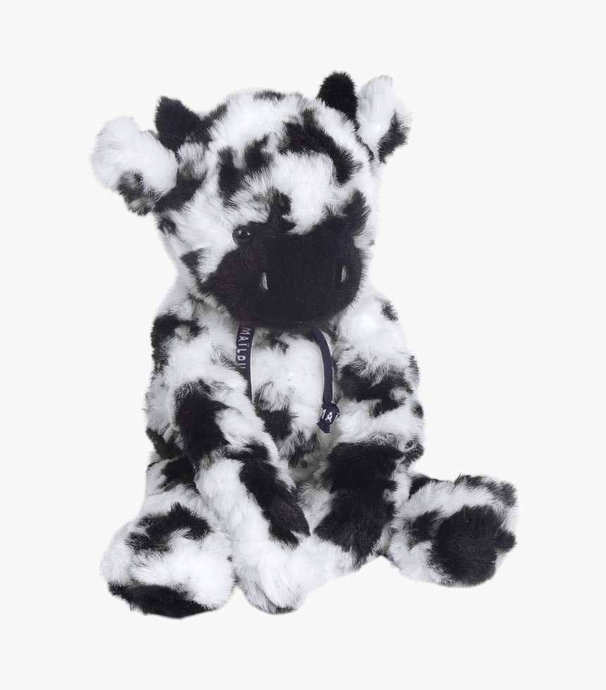 Peluche vache Suzette noir et blanc