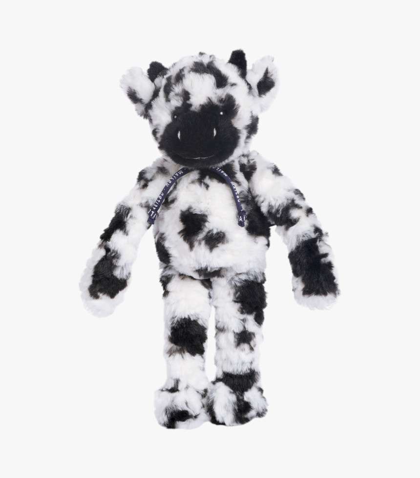 Peluche vache Suzette noir et blanc