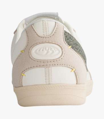 Baskets Flow beige et vert