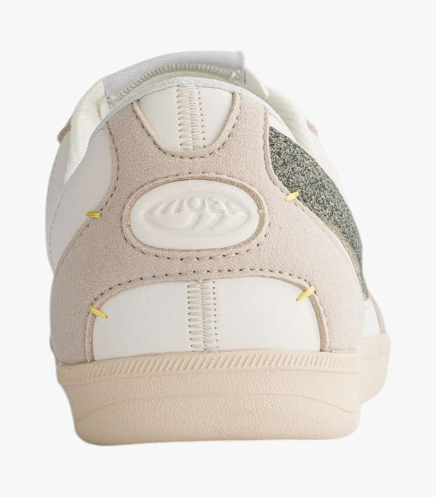 Baskets Flow beige et vert