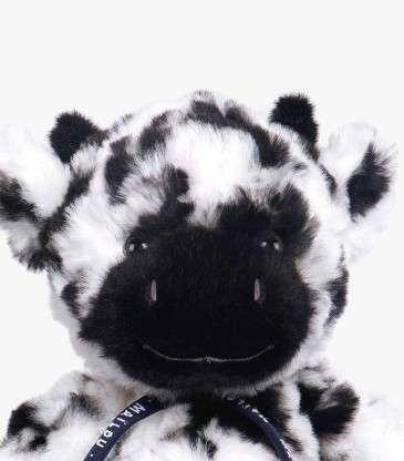 Peluche vache Suzette noir et blanc
