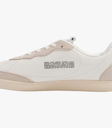 Baskets Flow beige et vert