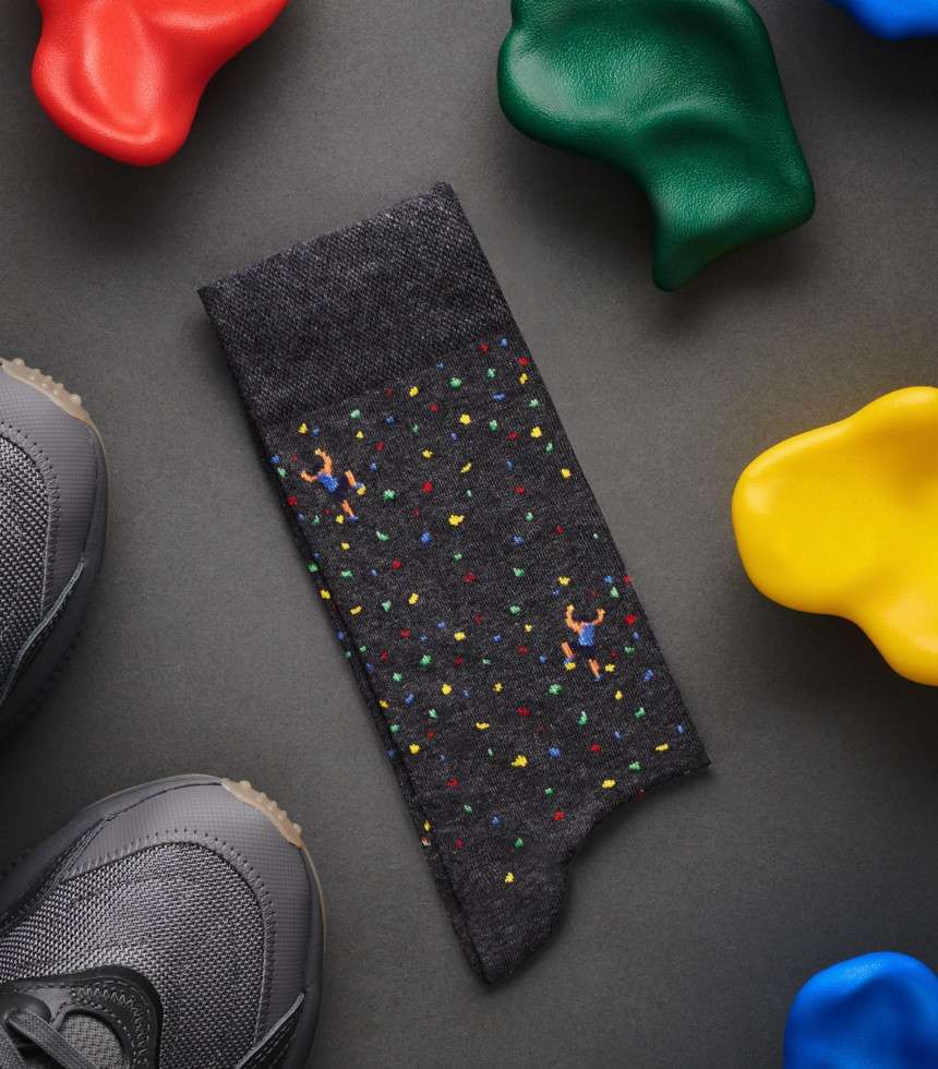 Chaussettes The Wall noir