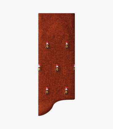 Chaussettes The Soy marron
