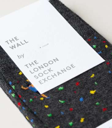 Chaussettes The Wall noir