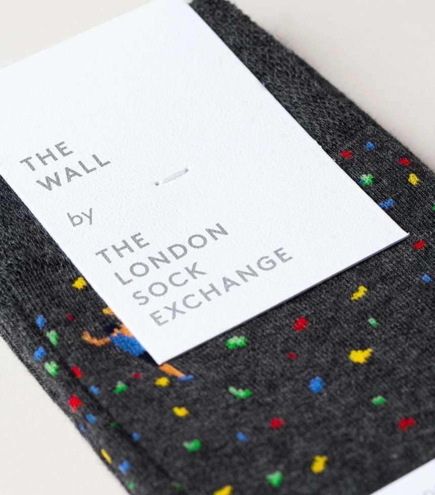 Chaussettes The Wall noir