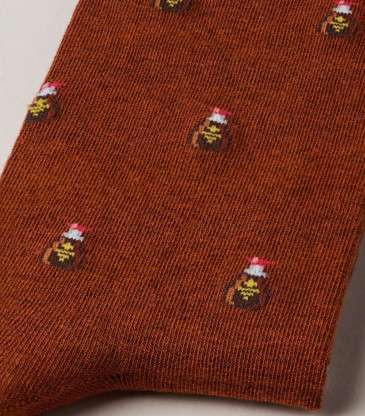 Chaussettes The Soy marron