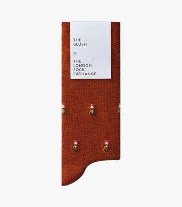 Chaussettes The Soy marron