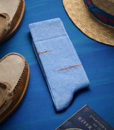 Chaussettes The Regatta bleu