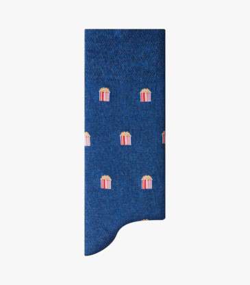 Chaussettes The Popcorn bleu