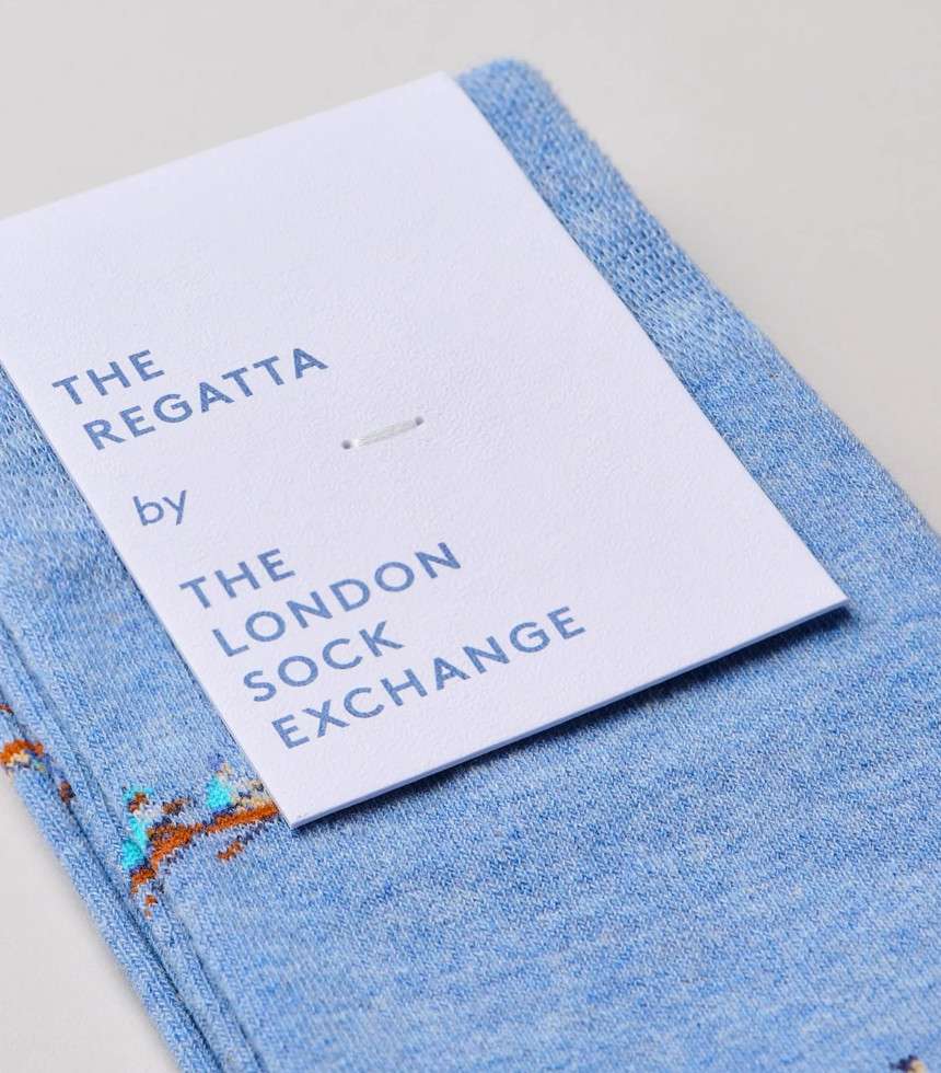 Chaussettes The Regatta bleu