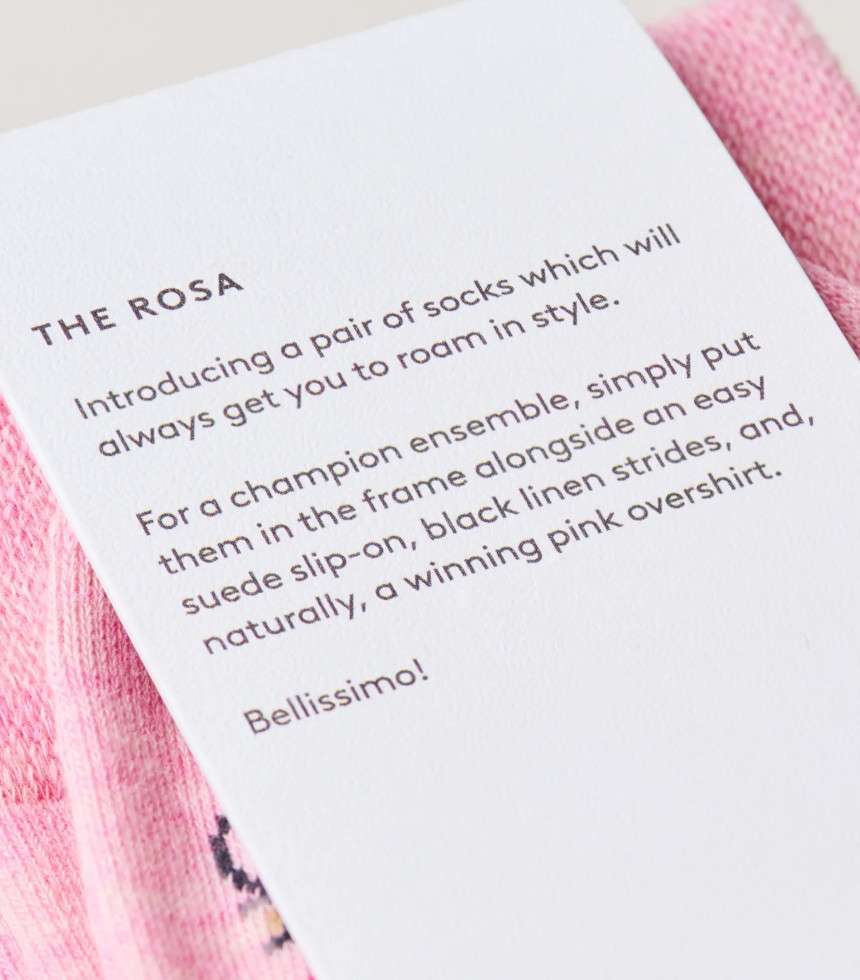 Chaussettes The Rosa rose